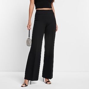 Express High Rise Wide Leg Pants Large